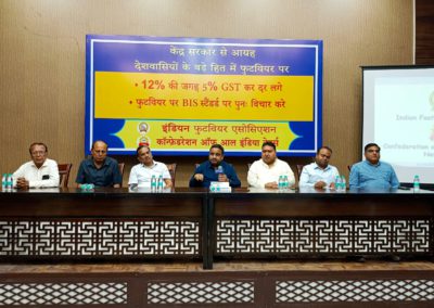 Press Conference of Indian Footwear Association at Delhi